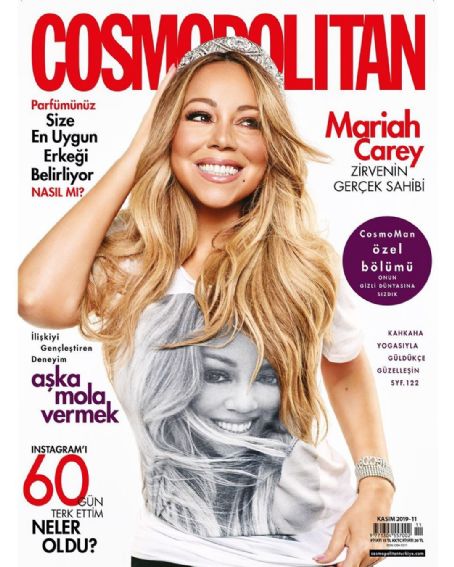 Mariah Carey, Cosmopolitan Magazine November 2019 Cover Photo - Turkey