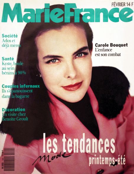 Carole Bouquet Magazine Cover Photos - List of magazine covers ...