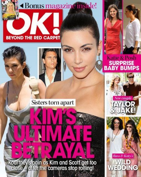 Kim Kardashian, OK! Magazine 08 November 2010 Cover Photo - Australia