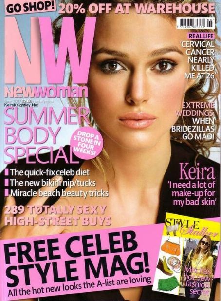 Keira Knightley, New Woman Magazine June 2007 Cover Photo - United Kingdom