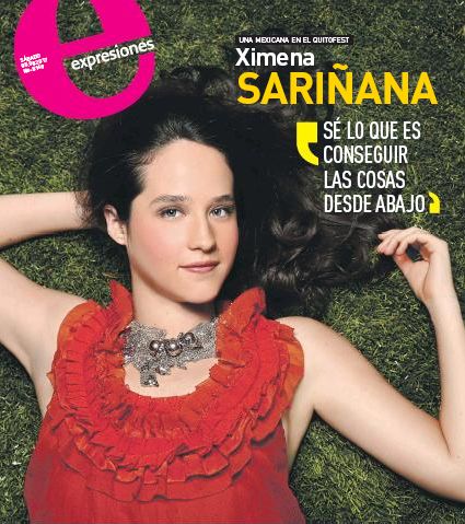 Ximena Sariñana, Expresiones Magazine 05 August 2017 Cover Photo - Ecuador