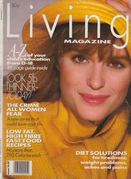 Jacki Adams, Living Magazine Magazine October 1987 Cover Photo - United ...