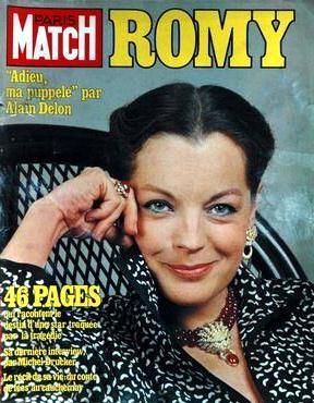 Romy Schneider, Paris Match Magazine 11 June 1982 Cover Photo - France