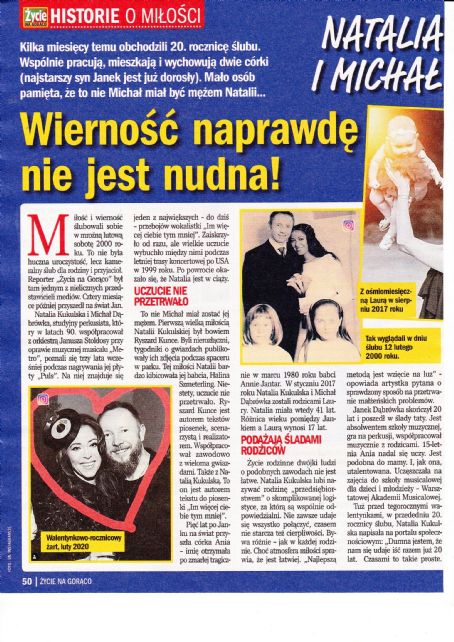 Natalia Kukulska and Michal Dabrowka - Zycie na goraco Magazine Pictorial [Poland] (27 August 2020)