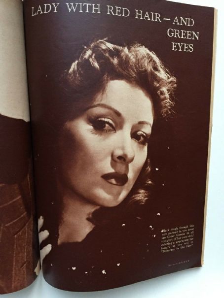 Greer Garson Picture Play Magazine Pictorial United States October 1939 Famousfix 