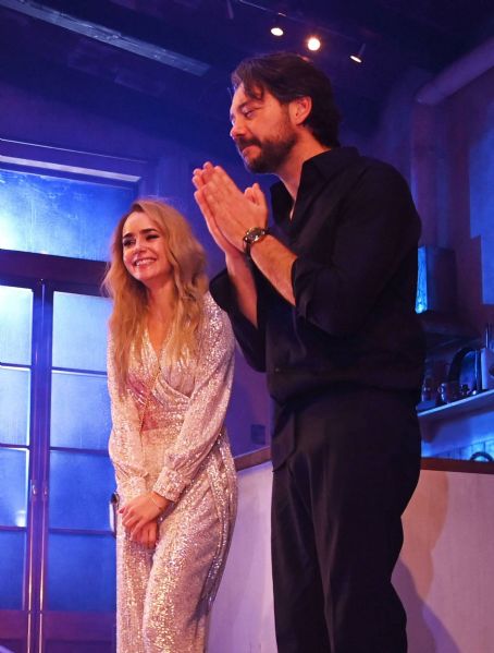 Lily Collins – Performance of ‘Barcelona’ at The Duke Of York’s Theatre