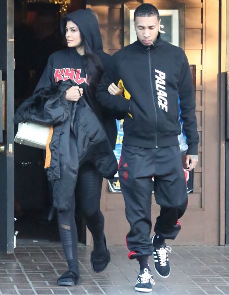 Kylie Jenner and her Boy Toy spotted leaving Yamato Restaurant December ...