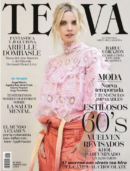 Greta Bellamacina, Telva Magazine February 2022 Cover Photo - Spain