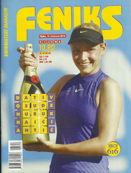 Donna Vekić - Feniks Magazine Cover [Croatia] (16 August 2018)