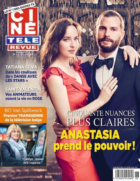 Dakota Johnson, Jamie Dornan - Cine Tele Revue Magazine Cover [Belgium] (9 February 2018)