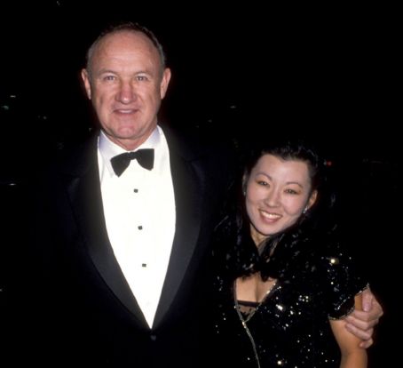 Betsy Arakawa and Gene Hackman at the 61st annual academy awards
