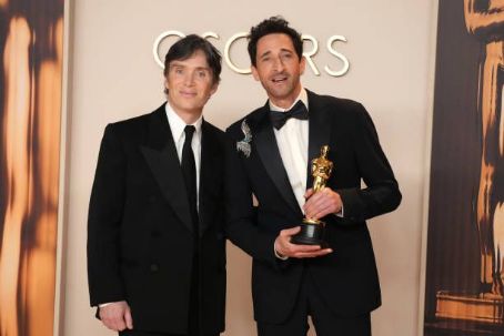 Cillian Murphy and Adrien Brody - The 97th Annual Academy Awards - Press Room (2025)
