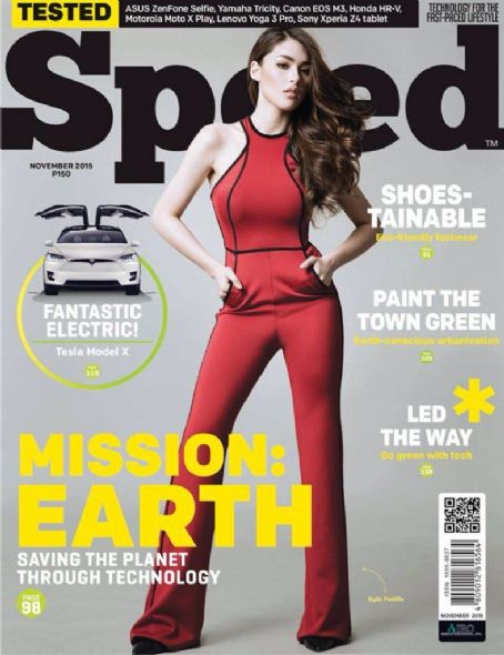 Kylie Padilla - Speed Magazine Cover [Philippines] (November 2015)