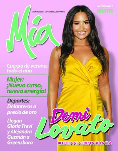 Demi Lovato - Mia Magazine Cover [United States] (September 2017)