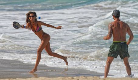 Izabel Goulart – In a bikini at the beach in Saint Barts