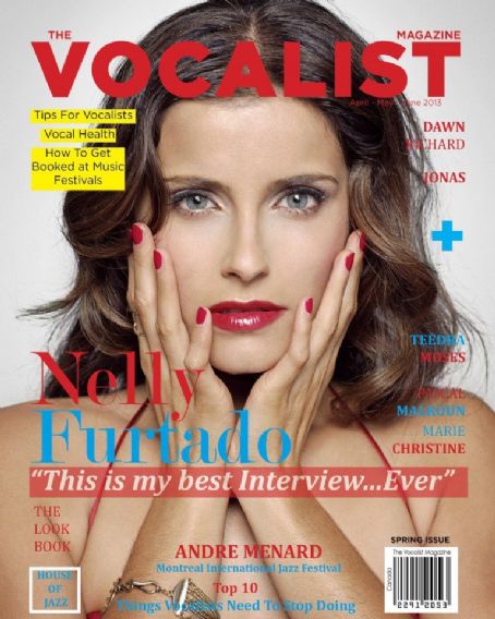 Nelly Furtado, The Vocalist Magazine June 2013 Cover Photo - United States