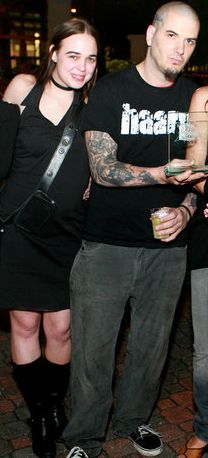 Kate Richardson & Philip Anselmo at Big Easy Awards on April 19, 2010.