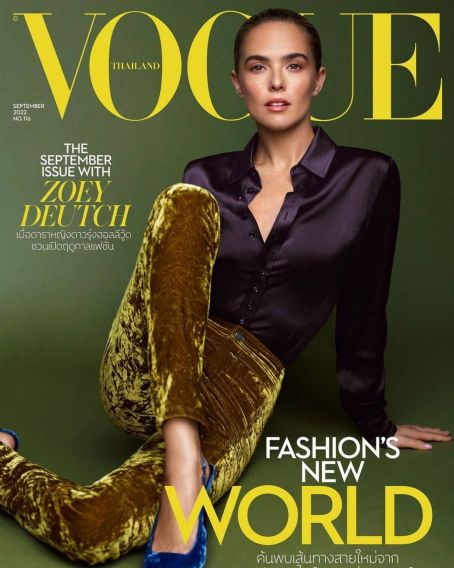 Zoey Deutch – Vogue Thailand (September 2022) | Zoey Deutch Picture ...