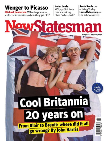 Patsy Kensit - New Statesman Magazine Cover [United Kingdom] (28 April 2017)