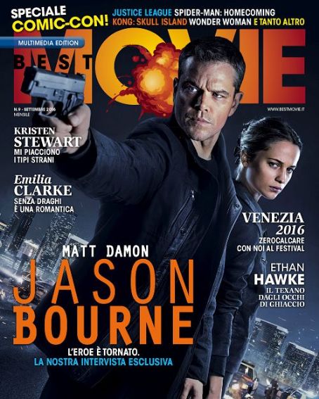 Matt Damon - Best Movie Magazine Cover [Italy] (September 2016)