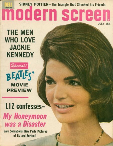 Jacqueline Kennedy, Modern Screen Magazine July 1964 Cover Photo ...