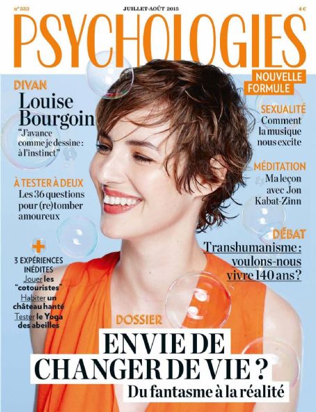 Louise Bourgoin - Psychologies Magazine Cover [France] (July 2015)