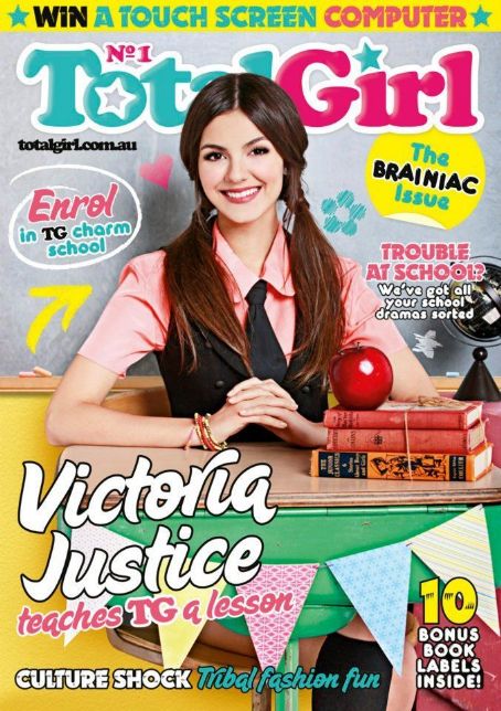 Victoria Justice Total Girl Magazine February 12 Cover Photo Australia