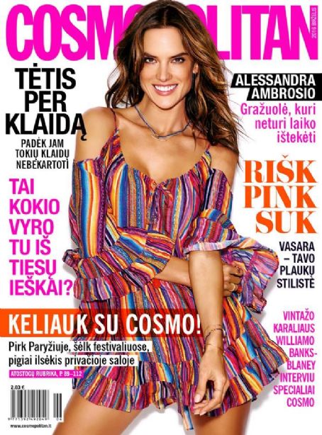 Alessandra Ambrosio, Cosmopolitan Magazine June 2016 Cover Photo ...