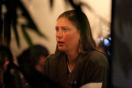 Maria Sharapova – Spotted with fiance at Manpuko BBQ restaurant in Los Angeles