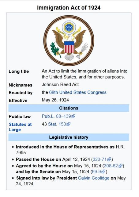 Immigration Act of 1924