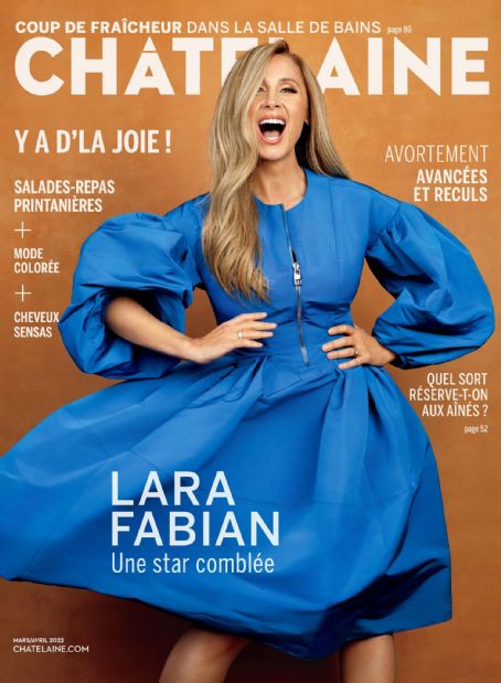 Lara Fabian - Chatelaine Magazine Cover [Canada] (April 2022)