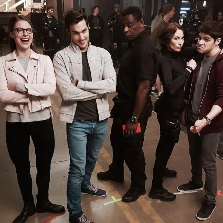 Chyler Leigh as Alex Danvers in Supergirl - Behind the Scenes