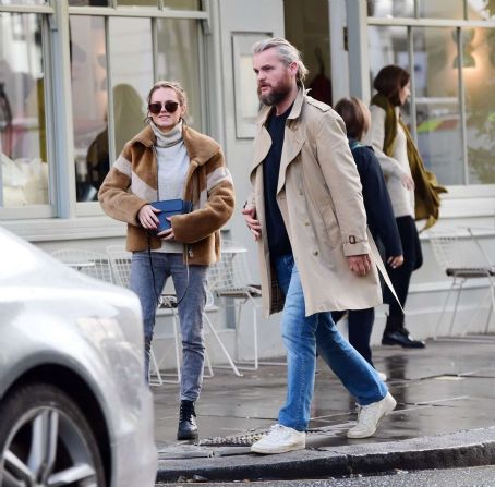 Kara Tointon with husband out in Notting Hill