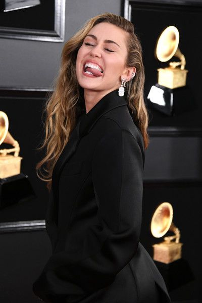 Miley Cyrus At The 61st Annual Grammy Awards - Arrivals | Miley Cyrus ...