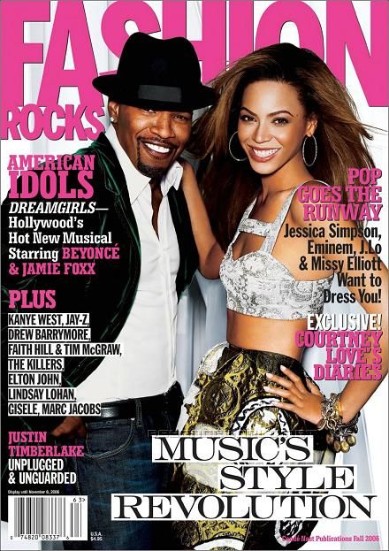 Beyoncé, Fashion Rocks Magazine November 2006 Cover Photo - United States