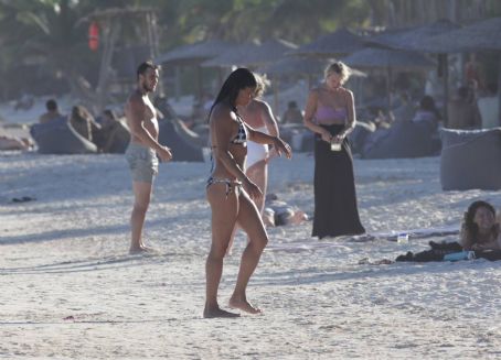 Michelle Rodriguez – In a bikini in Tulum