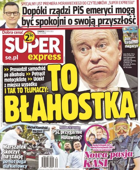 Katarzyna Cichopek - Super Express Magazine Cover [Poland] (27 July 2023)