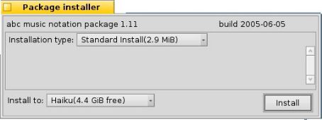 Haiku PackageInstaller
