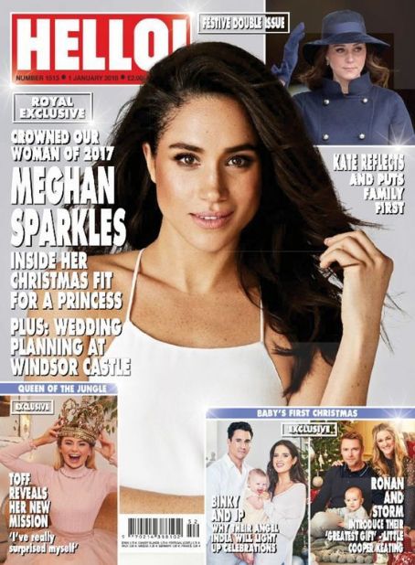 Meghan Markle, Hello! Magazine 01 January 2018 Cover Photo - United Kingdom