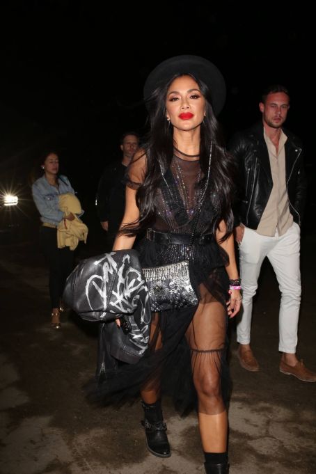Nicole Scherzinger – Arrives at the Neon Festival – Coachella 2022