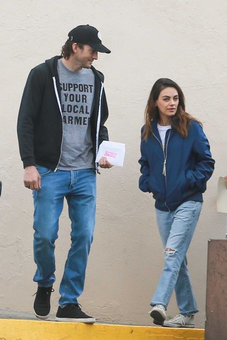 Mila Kunis and Ashton Kutcher – Out in Los Angeles