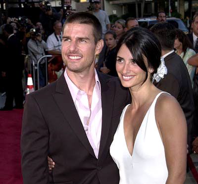 Tom Cruise and Penelope Cruz at the Beverly Hills premiere of Universal ...