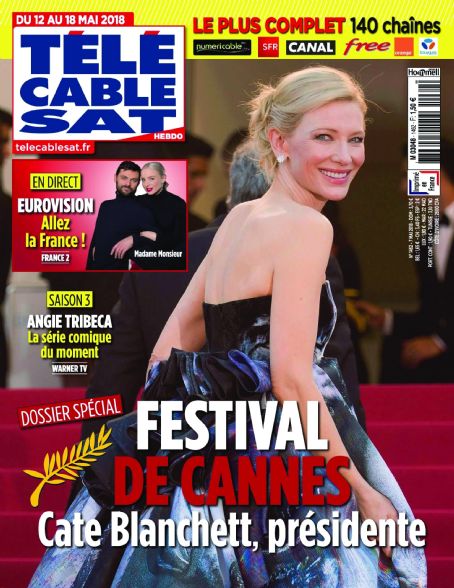 Cate Blanchett, Télé Cable Satellite Magazine 12 May 2018 Cover Photo