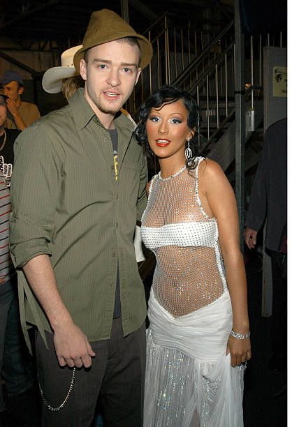 Justin Timberlake and Christina Aguilera - MTV Europe Music Awards 2003 - Red Carpet Arrivals