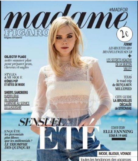 Elle Fanning - Madame Figaro Magazine Pictorial [France] (30 June 2017)