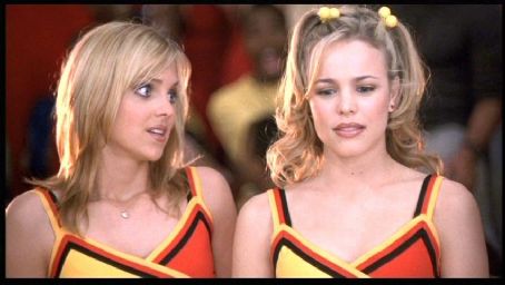 Anna Faris and Rachel McAdams in Touchstone's comedy movie The Hot Chick - 2002