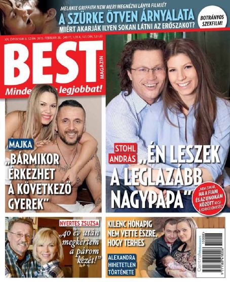 András Stohl - BEST Magazine Cover [Hungary] (20 February 2015)
