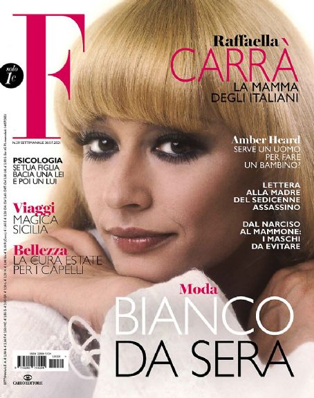 Raffaella Carrà - F Magazine Cover [Italy] (20 July 2021)