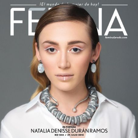 Natalia Duran, Femina Magazine 29 July 2018 Cover Photo - Mexico