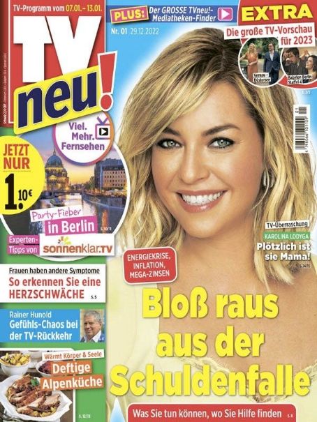 Karolina Lodyga - TV Neu Magazine Cover [Germany] (29 December 2022)
